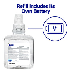 Close‑up of fragrance-free Purell scrub showing skin-conditioning texture.