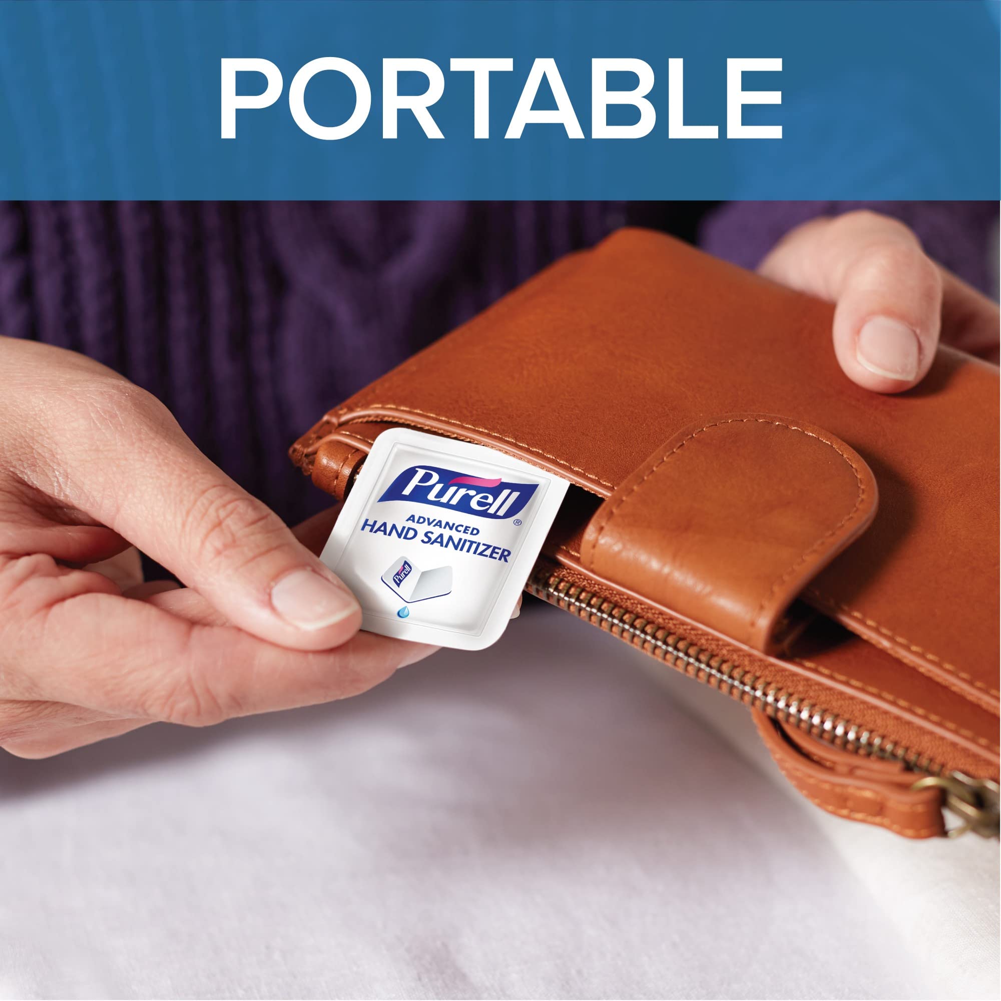 Purell SINGLES case pack contains 500 single-use packets