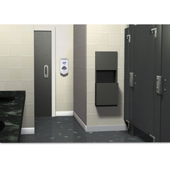 Purell TFX dispenser side view mounted for quick, accessible use.