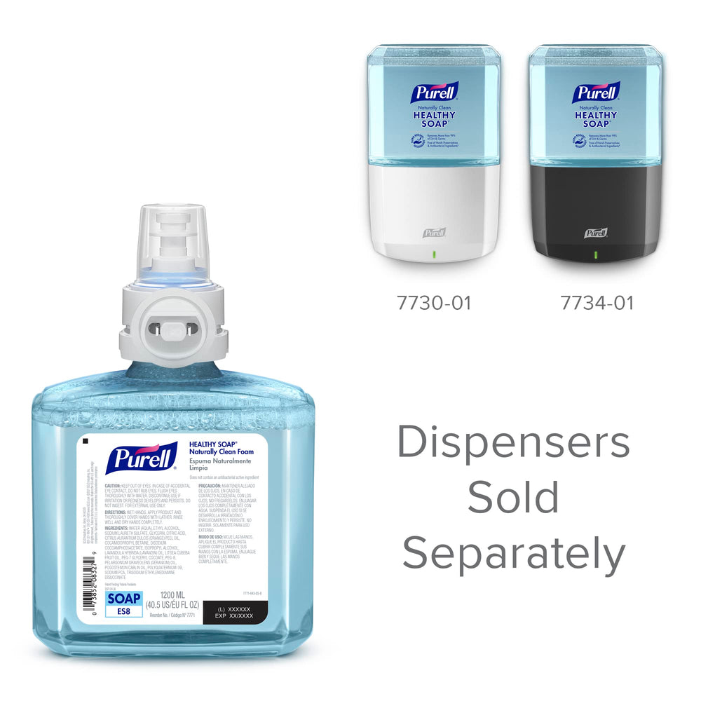 Purell CRT healthy soap refill bottle ES8 pack in dispenser context