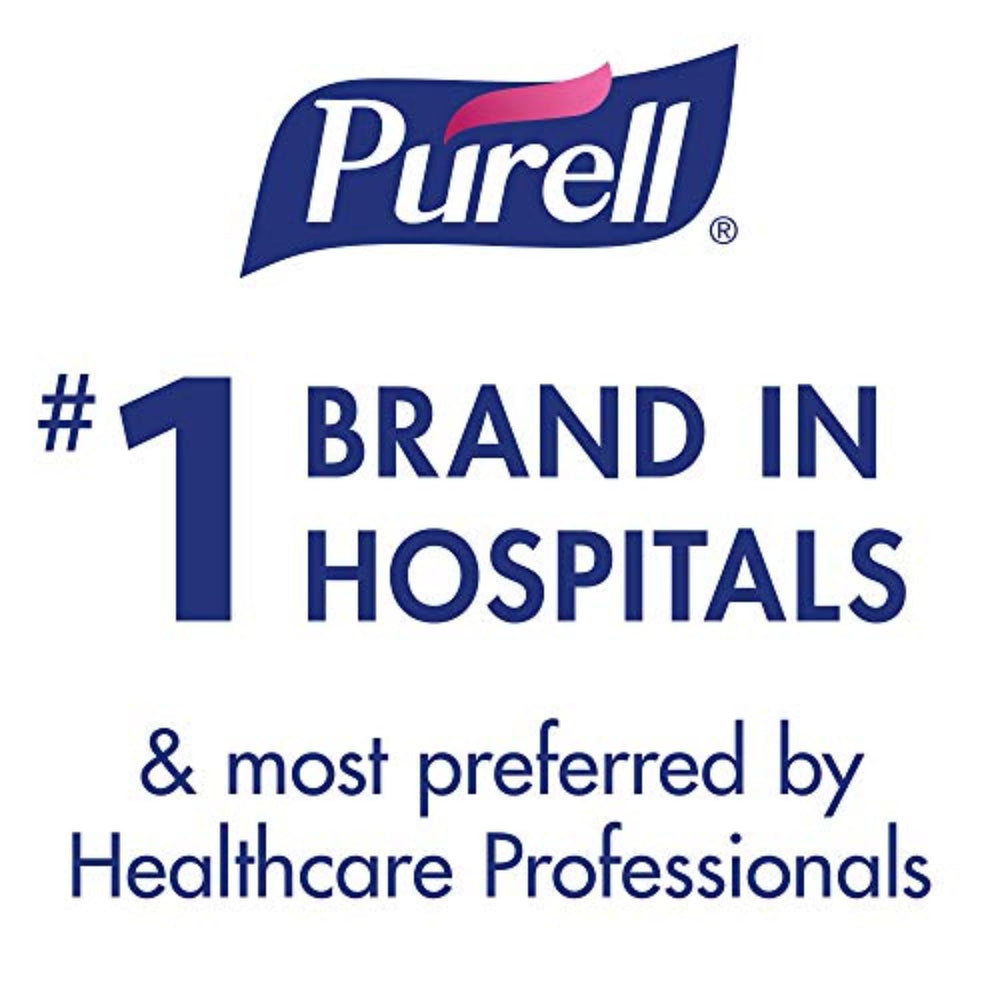 Purell wall bracket 9014-01 mounted with canister for easy access.