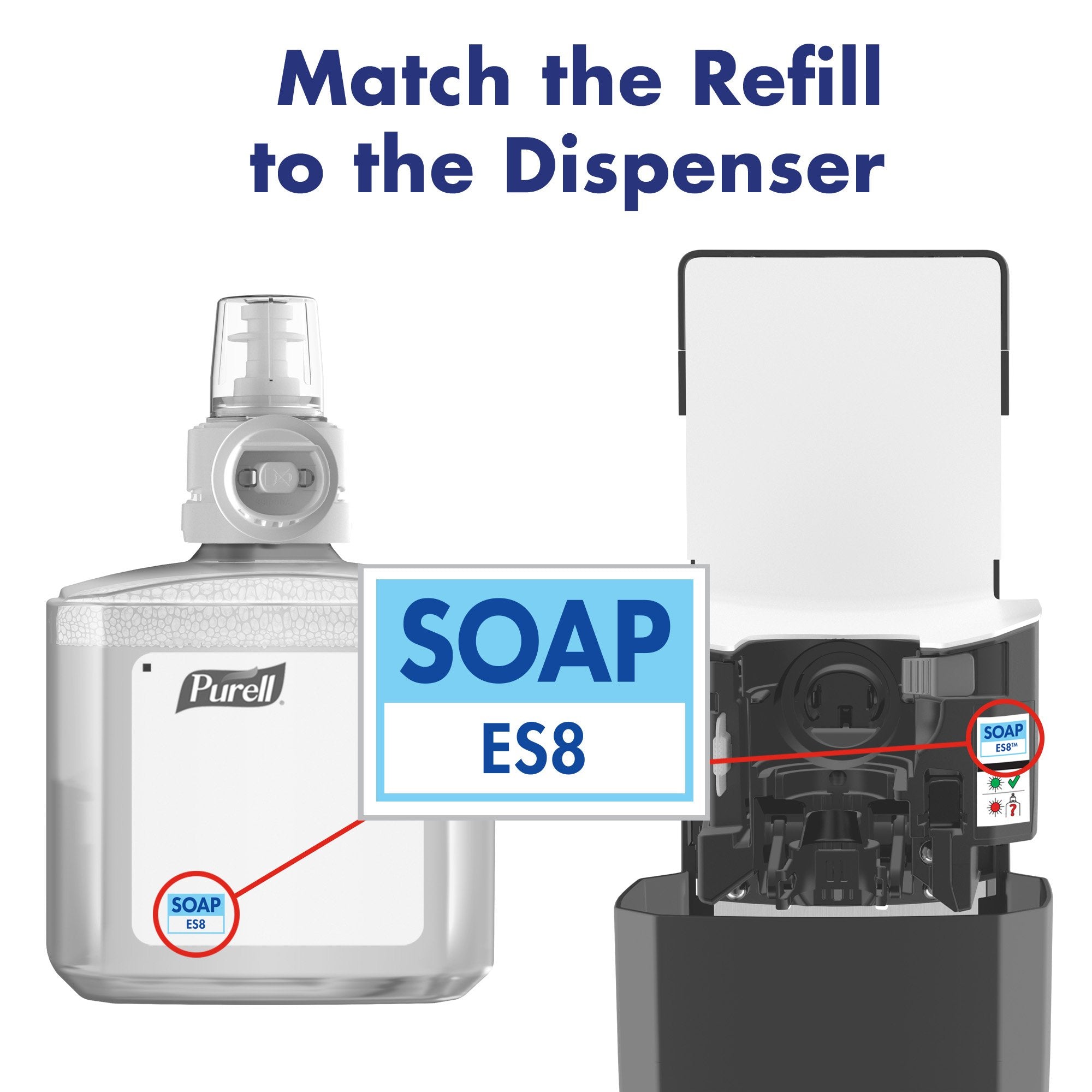 WBENC certified Purell branding indicating women-owned business in healthcare supply.