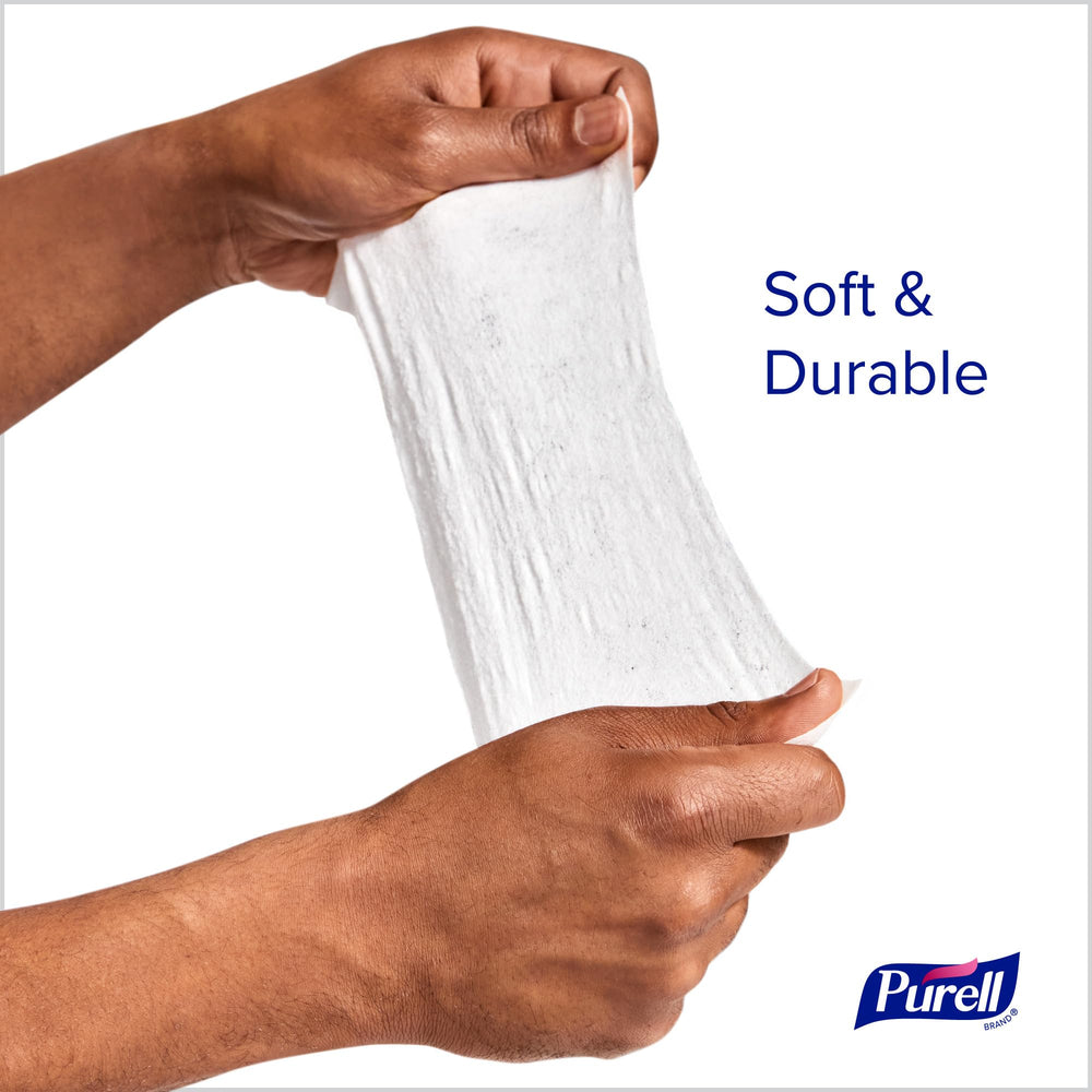Purell wipes in a compact, portable 40-count pack for travel