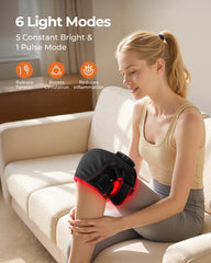 Purella cordless knee wrap allows mobility while receiving therapy