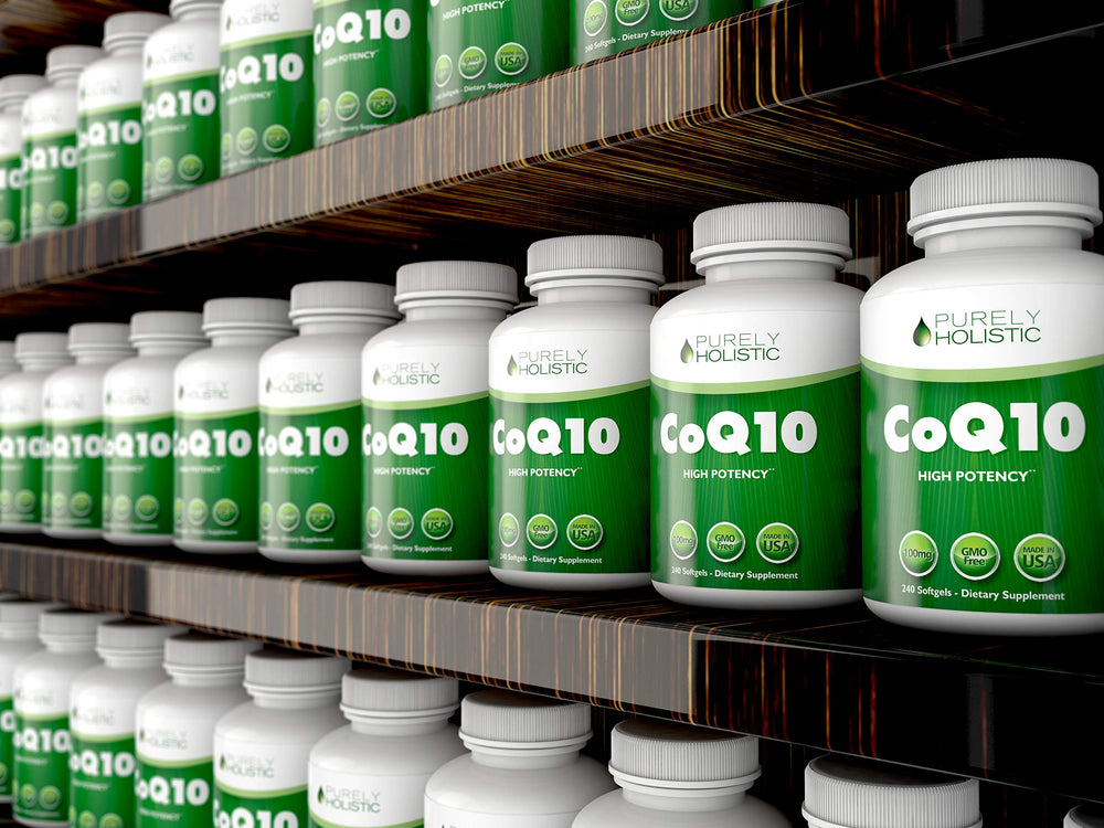 Purely Holistic CoQ10 gluten-free and soy-free formulation.