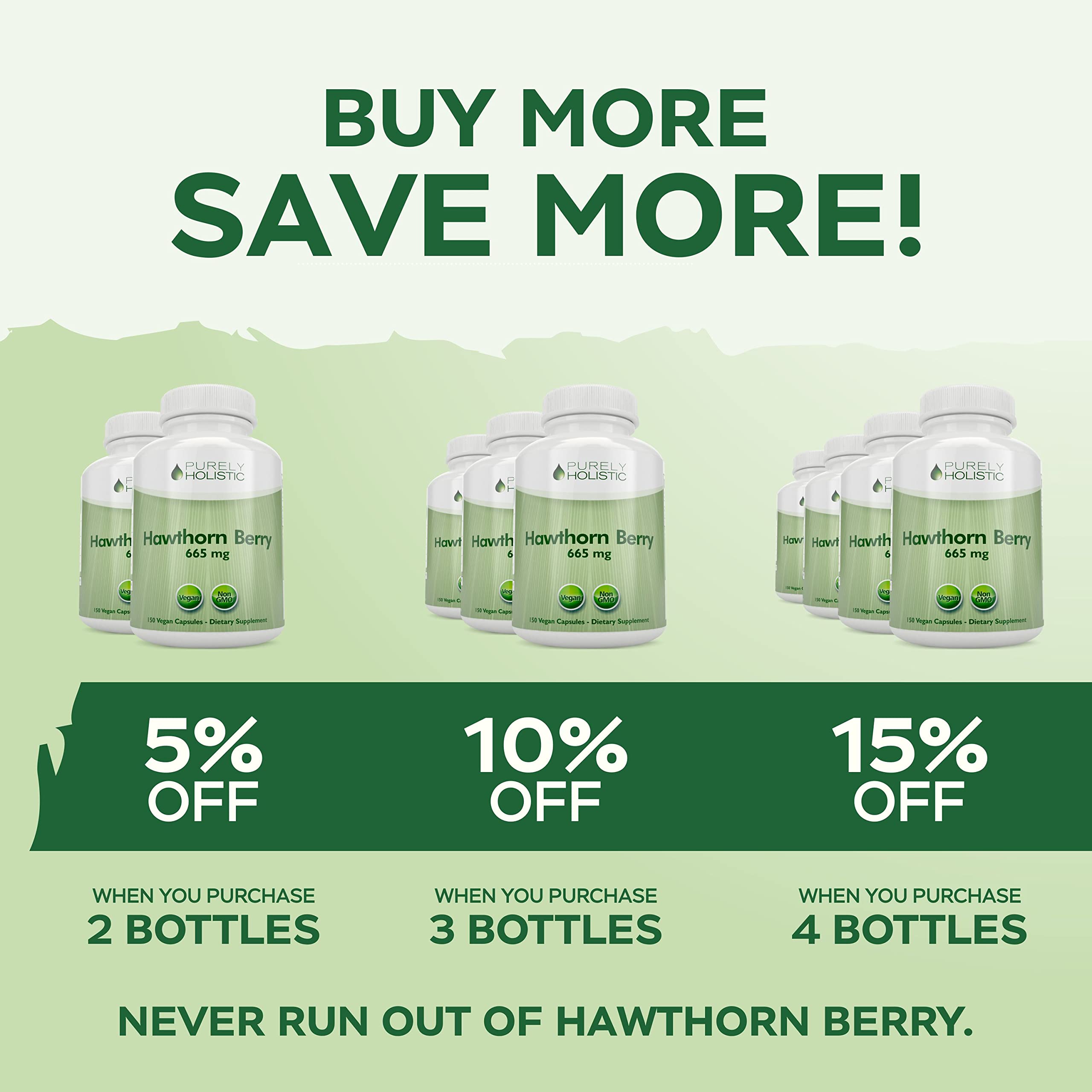 Purely Holistic Hawthorn Berry outer packaging box for premium value.