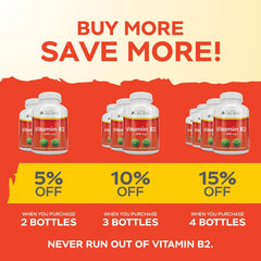 Purely Holistic Vitamin B2 label detail on packaging