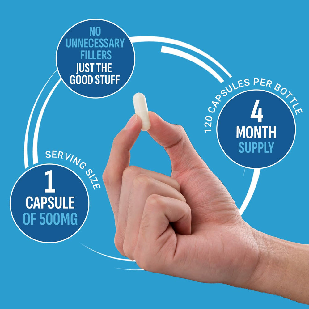 Label view highlights vegan-friendly, non-GMO magnesium formula for gentle digestion.