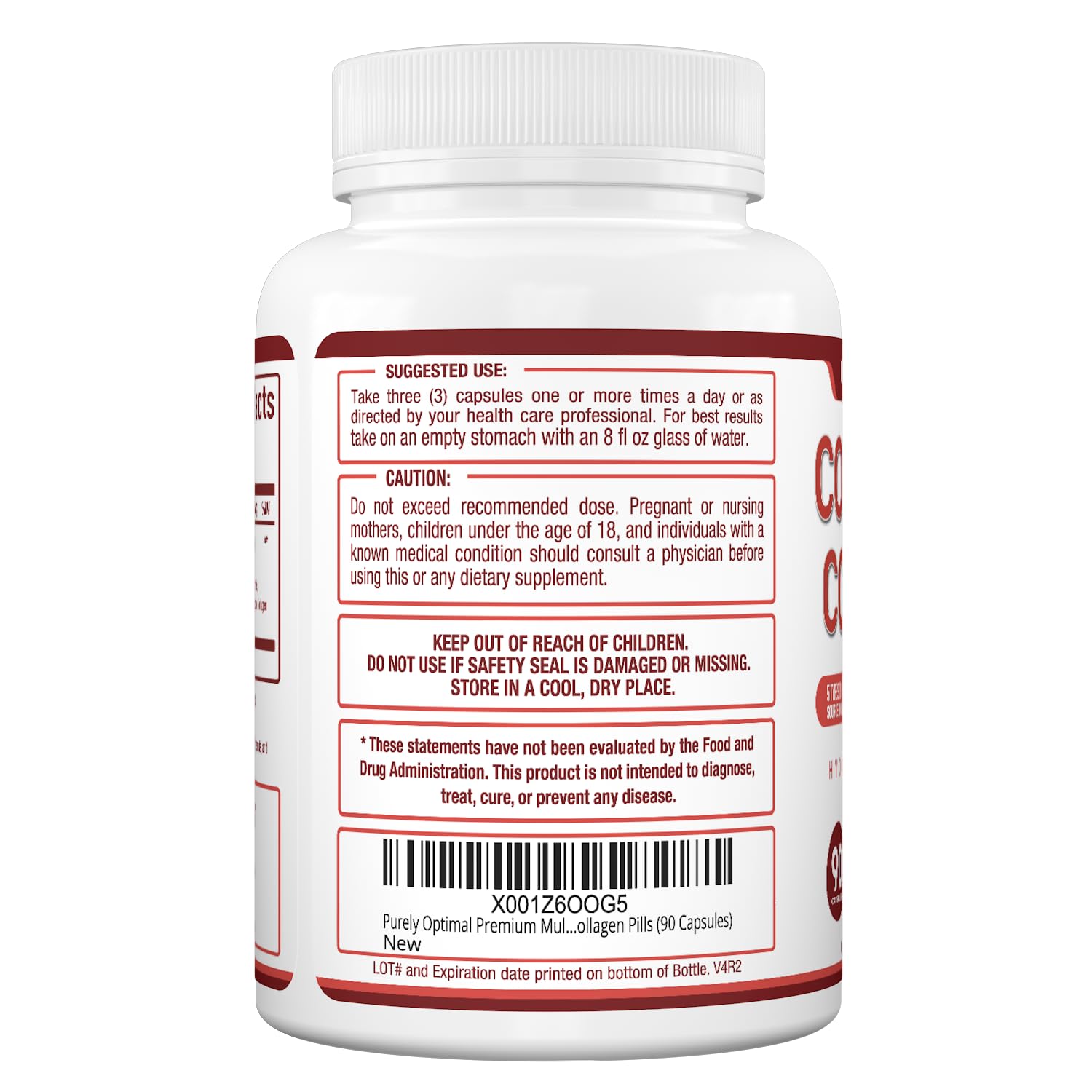 Vitamin Angels partnership logo featured with Purely Optimal supplements.