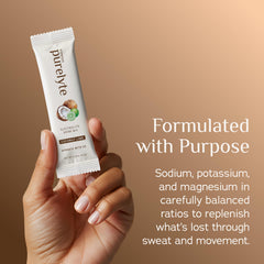 Purelyte clean label ingredients highlighting keto vegan gluten free benefits