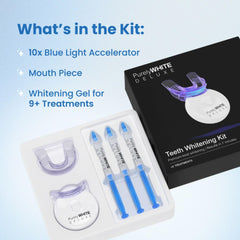 PurelyWHITE DELUXE shade guide to track whitening progress