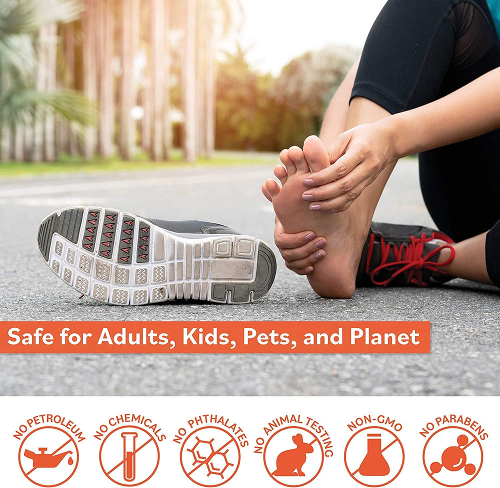 Puremedy Clarifying Nail Ointment daily application on foot for irritation relief