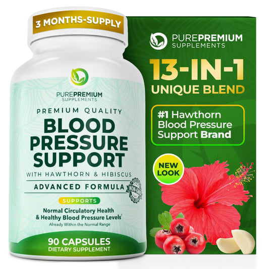 PurePremium Blood Pressure bottle, daily use for circulation support.
