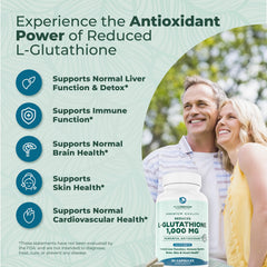 PurePremium daily-dose glutathione graphic highlighting a 45-day supply