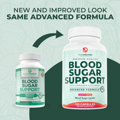PurePremium ingredients on label feature cinnamon and chromium for normal balance support.
