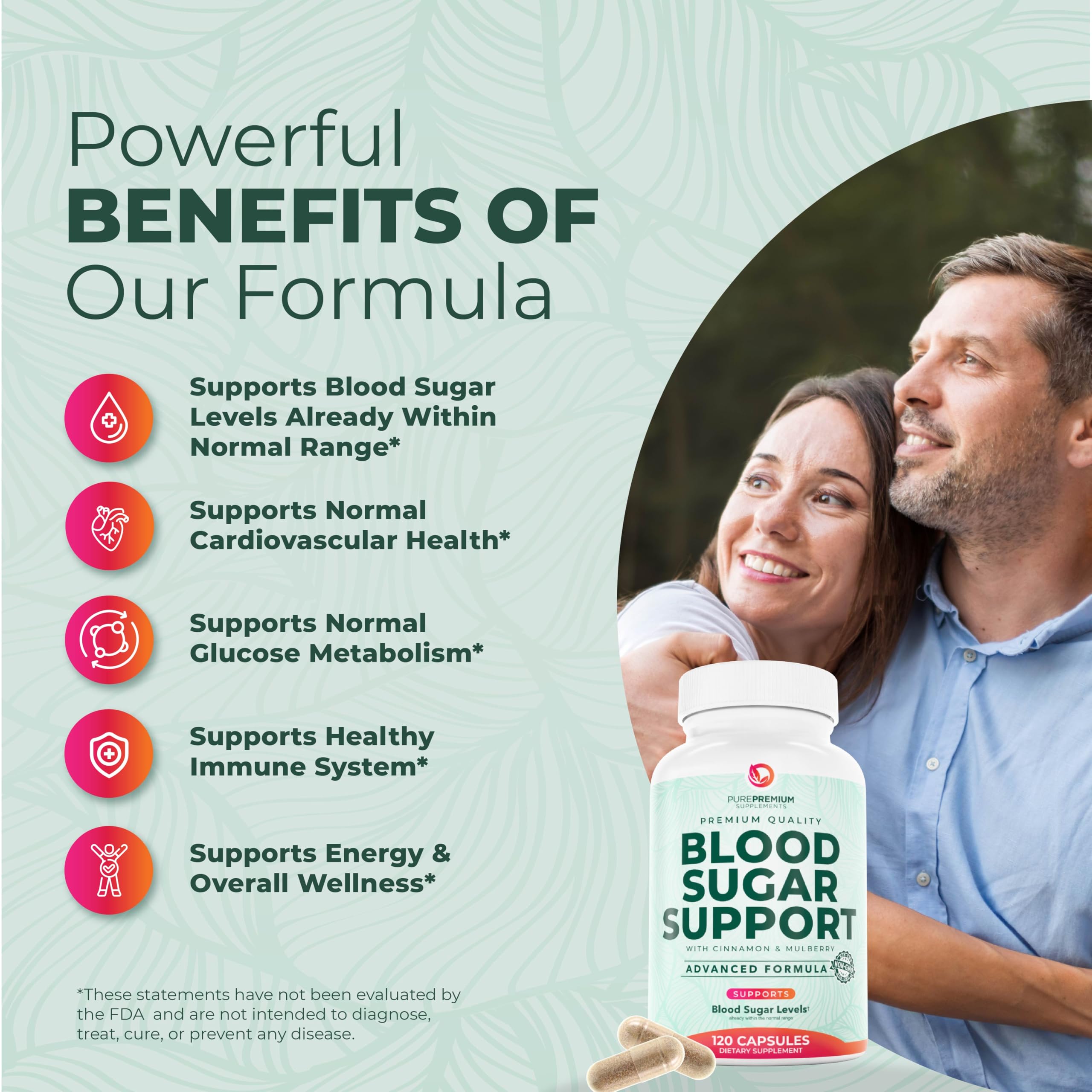 PurePremium capsules poured to show easy daily intake as part of routine.