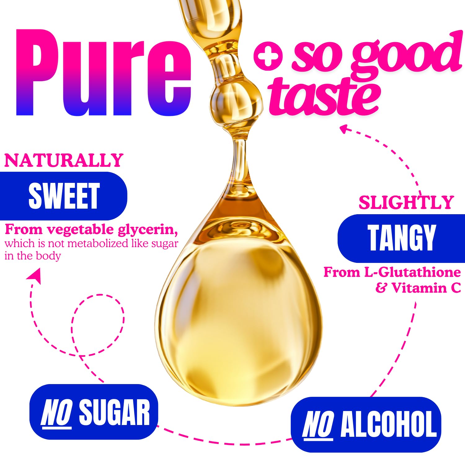 Aloe Vera is listed among PureRootss liposomal glutathione ingredients.