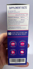 Measurement markers on the PureRootss dropper aid accurate 2 mL dosing.