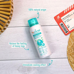 Puressentiel Circulation Spray blends lemon and peppermint for a bright scent.