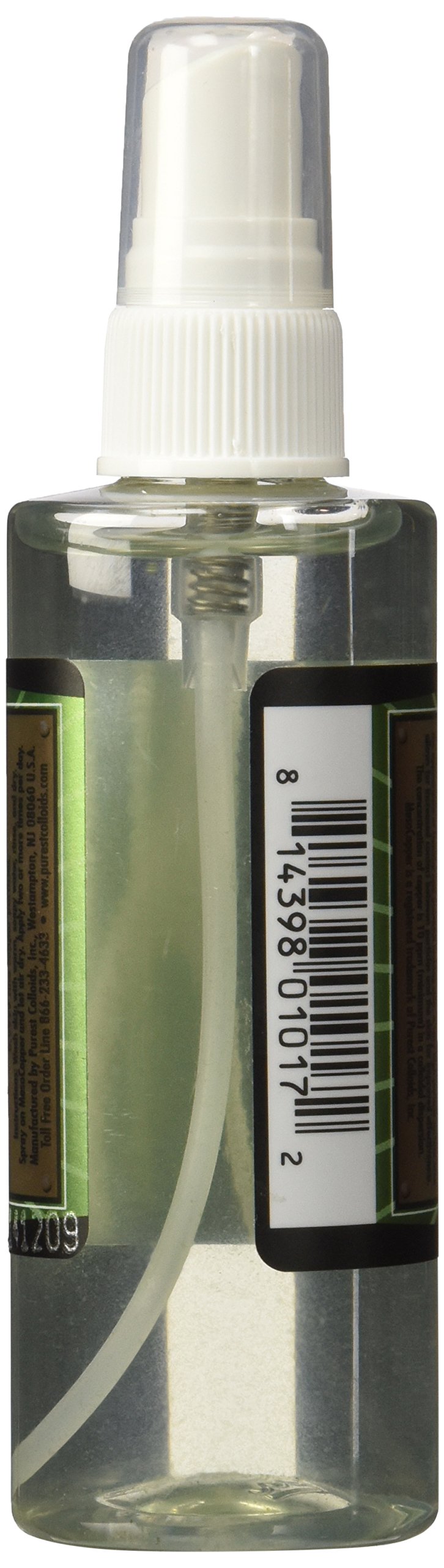 Purest Colloids MesoCopper spray nozzle in action for easy, even application