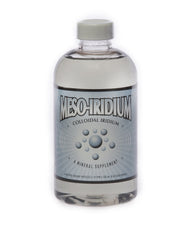 Purest Colloids MesoIridium bottle pour highlights purity and easy administration.