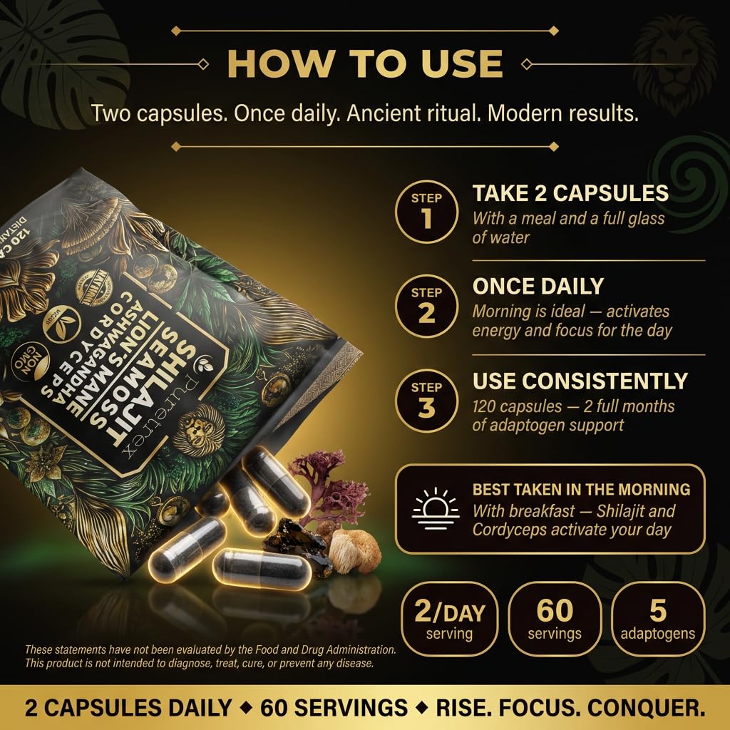 Puretrex capsules in morning routine setup highlighting energy benefits.