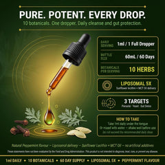 PURETREX packaging front shows gluten-free and dairy-free formulation.