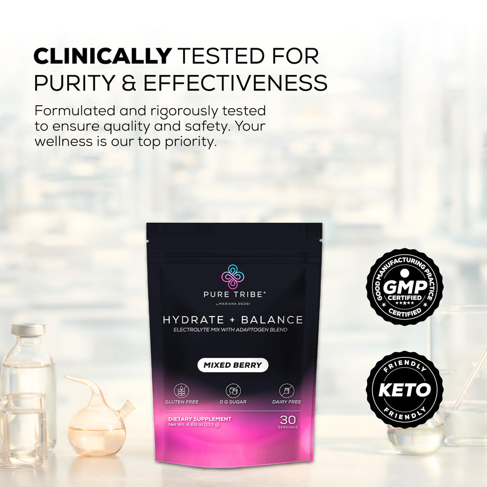PURE TRIBE adaptogens astragalus and schisandra for natural energy