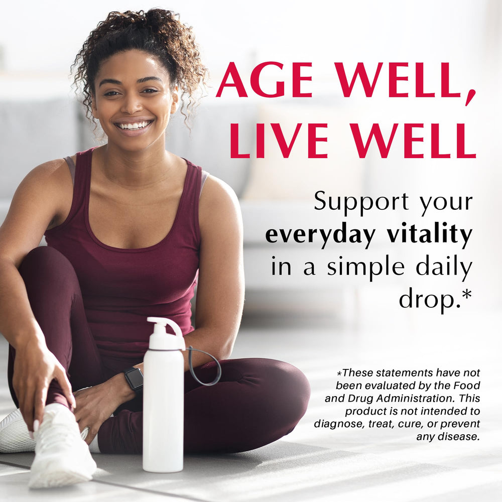PureWise Spermidine Drops in water showing simple dilution and absorption.