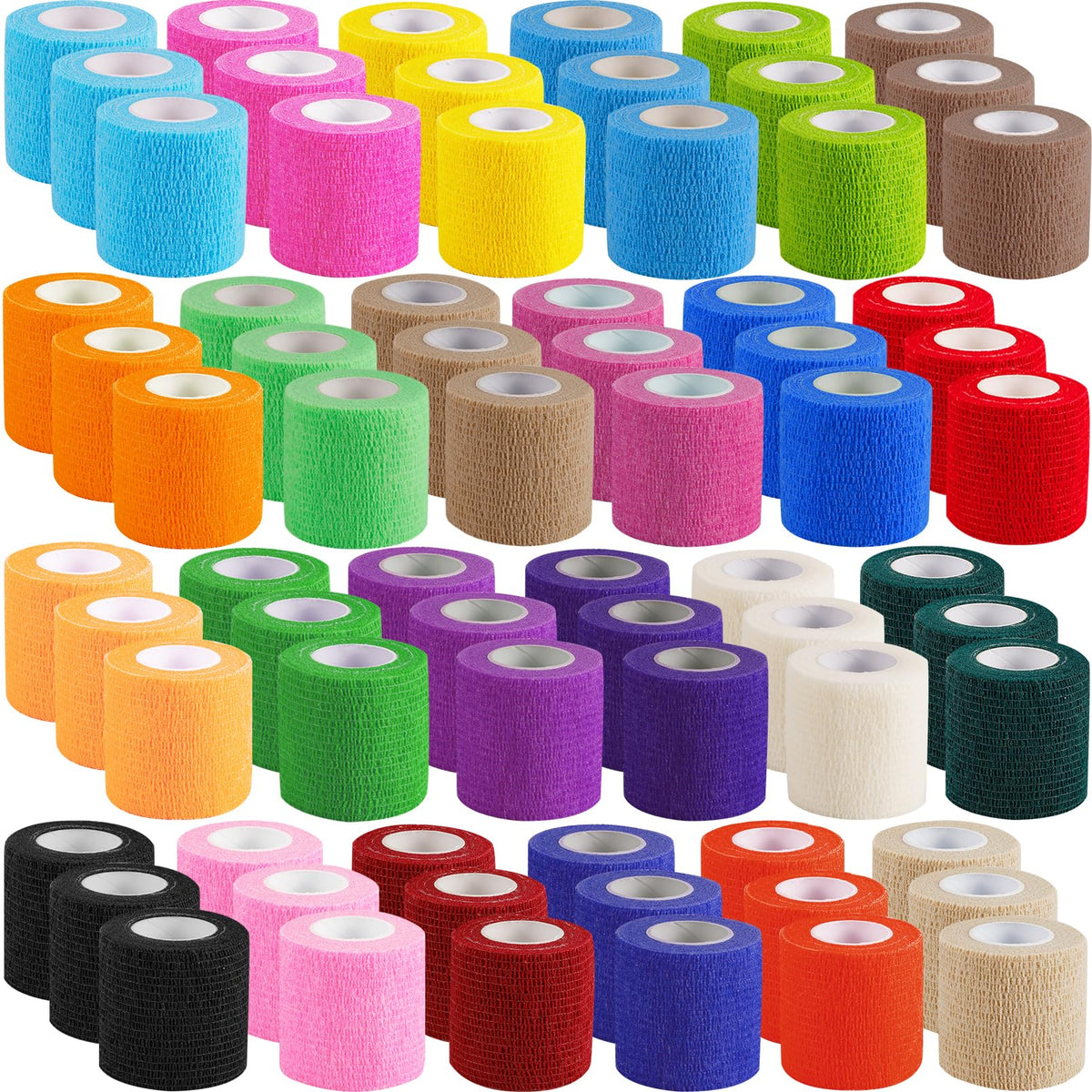PUREZON 72-pack colors showcase versatile wrapping options