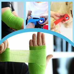 PUREZON wrist wrap in use provides secure sport support