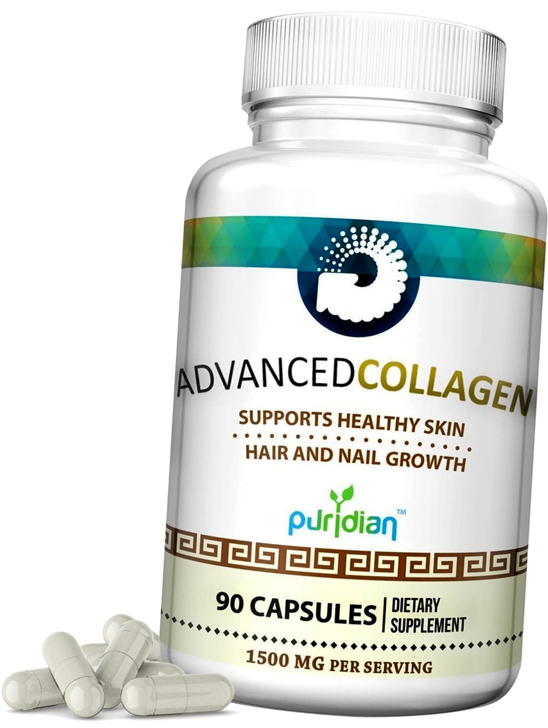 Puridian Collagen Capsules promote a healthy glow as part of a routine