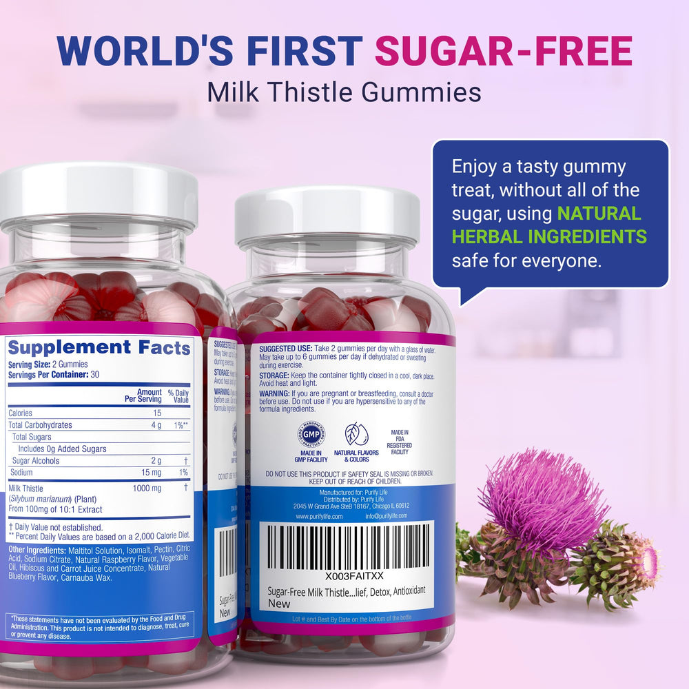 Purify Life USA-made with FDA GMP facility badge signals high manufacturing standards