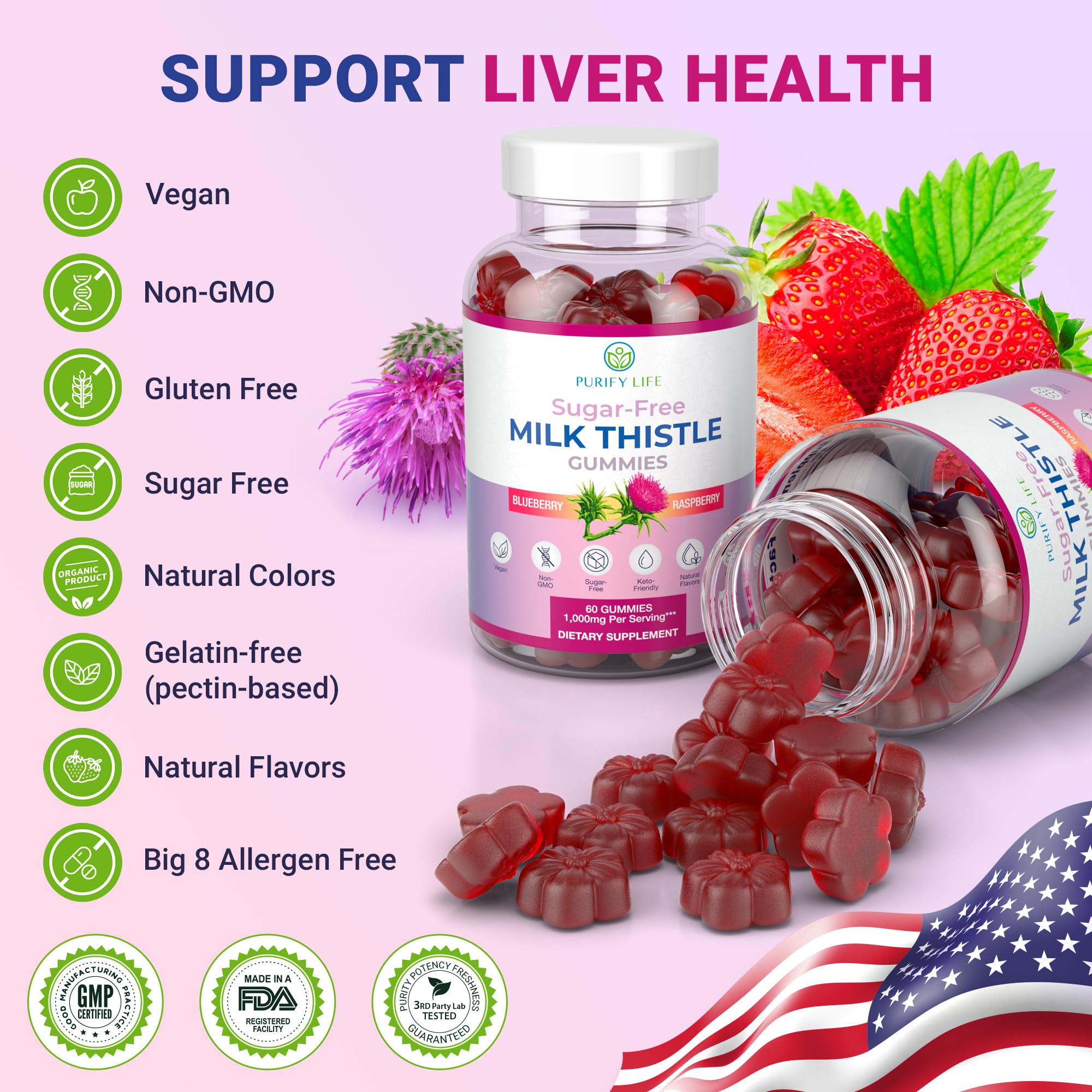 Purify Life vegan non-GMO label highlights plant-based wellness
