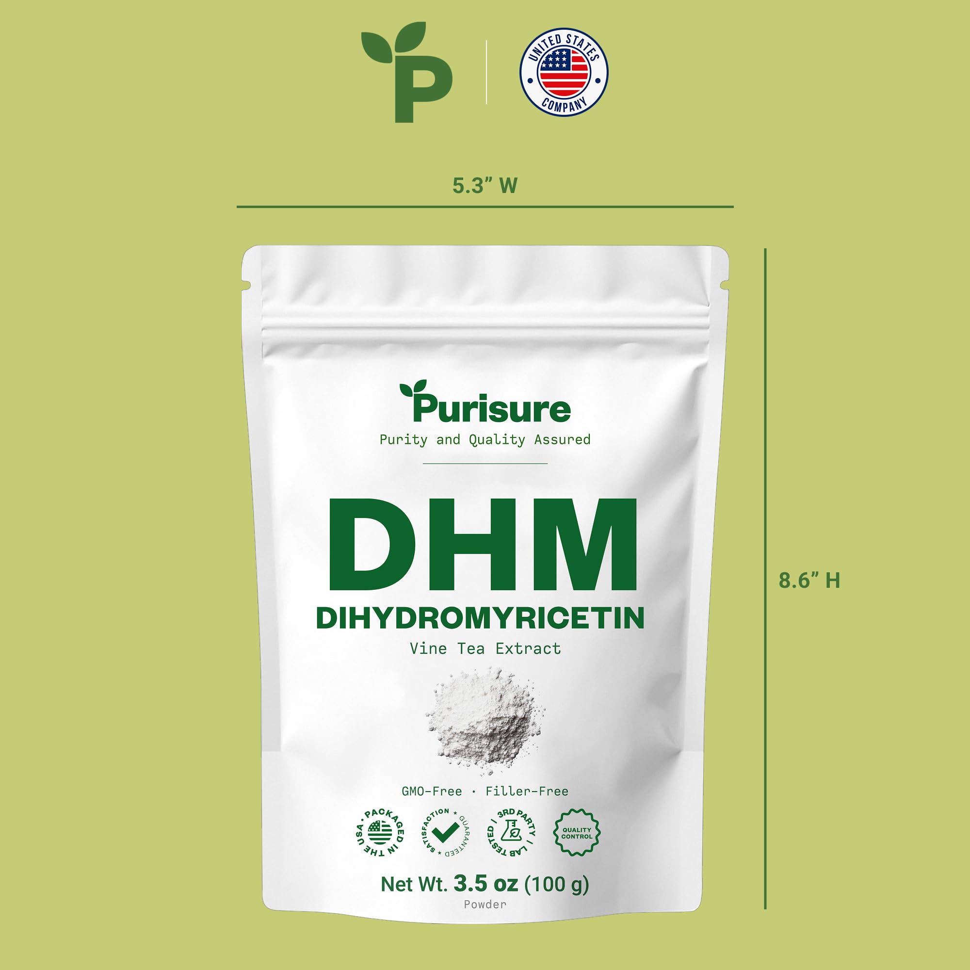 Purisure DHM wellness banner suggests a lifestyle-friendly option for evenings out.