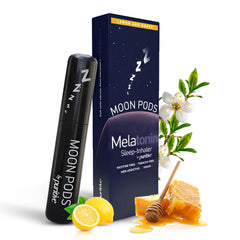 Puritive Melatonin Diffuser on nightstand providing quick sleep support