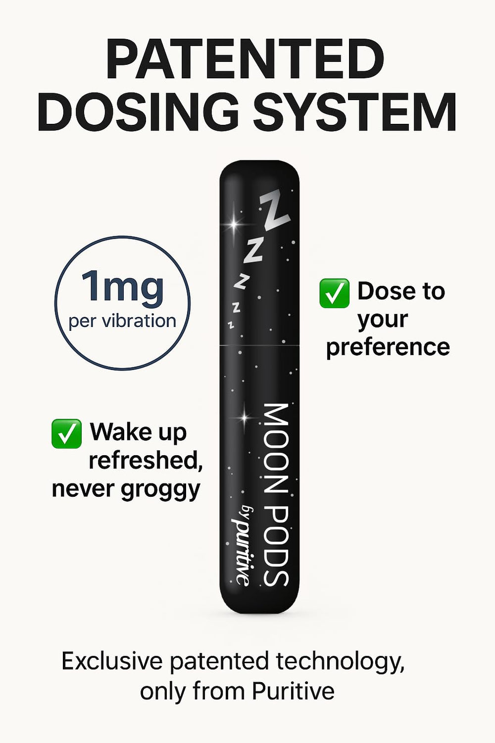 Puritive Melatonin Diffuser in travel case for on the go relaxation