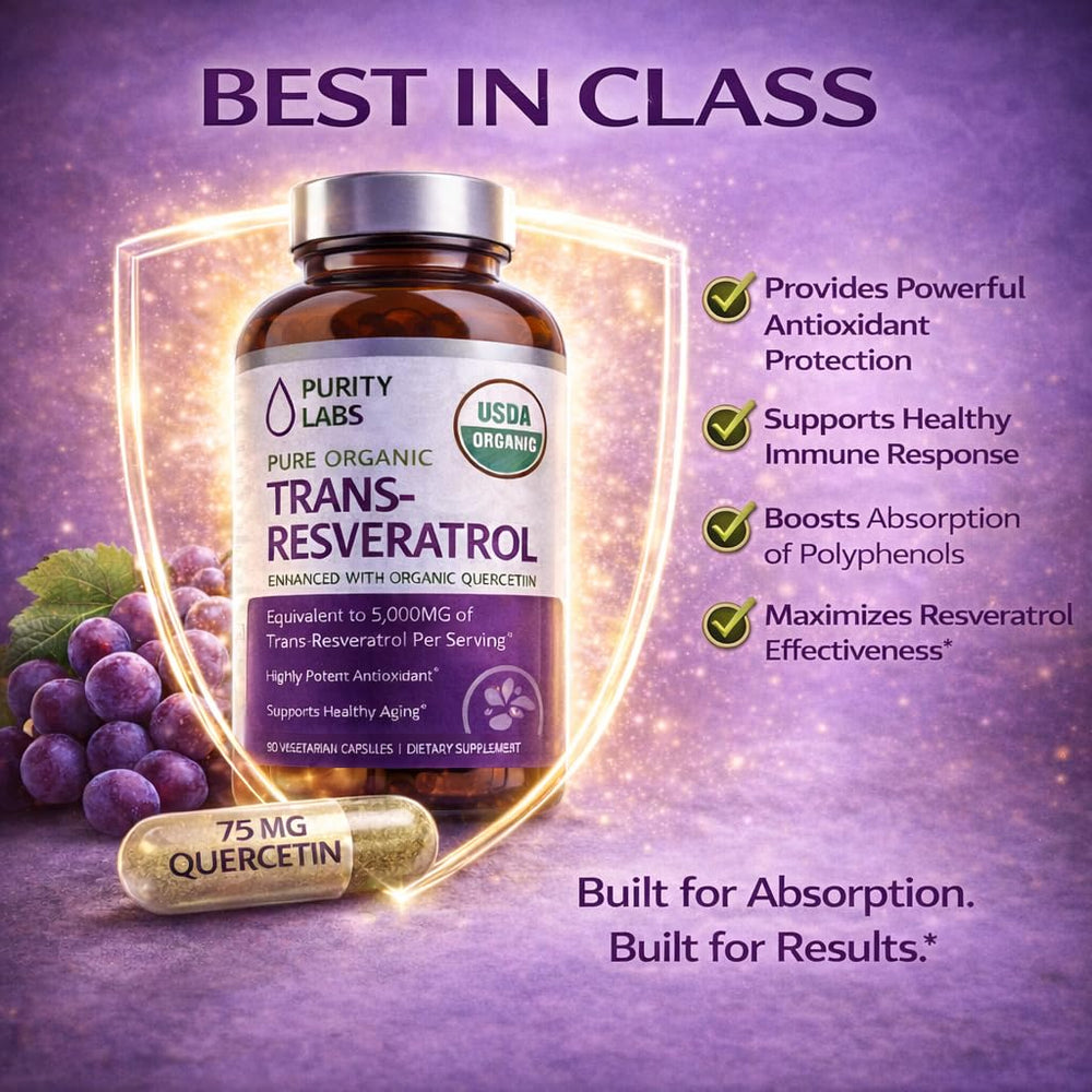 Purity Labs vegan capsules in a clean, plant-based formula