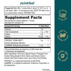 Purity Products JointGel new label canister highlights updated flavor for easier daily use