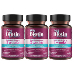 Purity Products MyBiotin ProClinical bottle front showing packaging for hair and skin support.