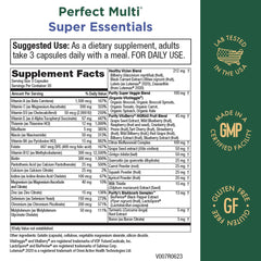 Purity Products Perfect Multi capsules close-up highlighting eye health support