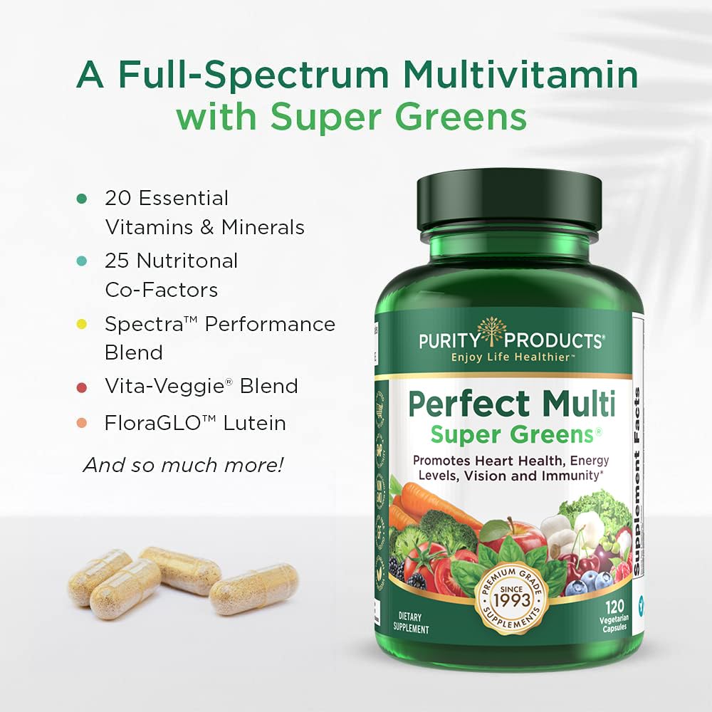 Purity Products Perfect Multi Super Greens dispensing spoon for easy daily serving