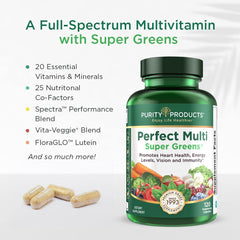 Purity Products Perfect Multi Super Greens dispensing spoon for easy daily serving