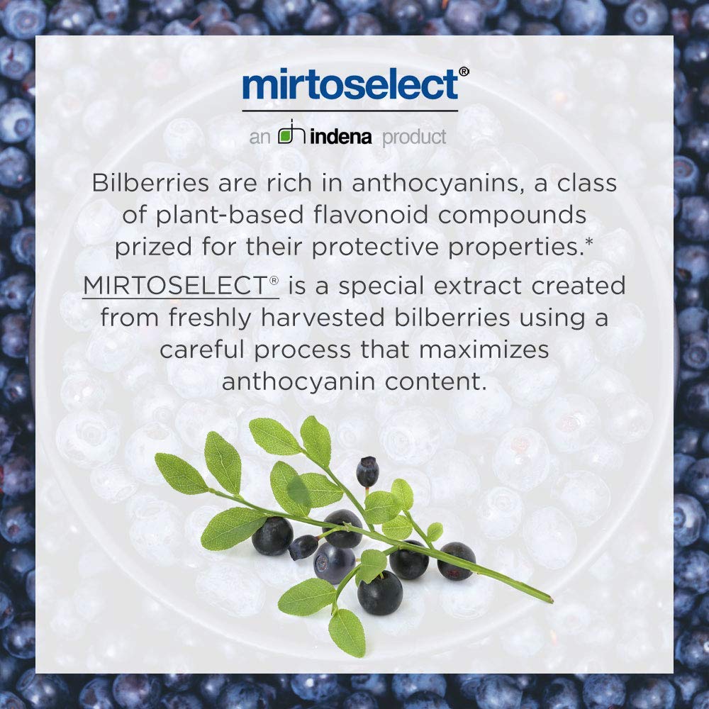 Purity Products Ultimate Eye MirtoSelect Bilberry ingredient cue for moisture and comfort.