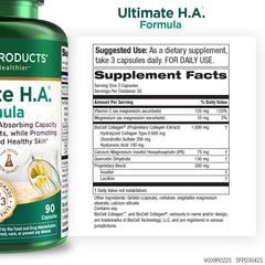 Purity Products capsules closeup, showcasing easy-to-swallow design for daily care.