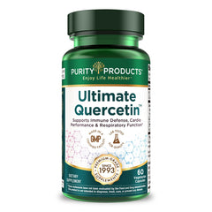 Purity Products Ultimate Quercetin bottle with 60 vegan capsules for immune support