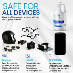Purity professional-grade lens cleaner for optical surfaces