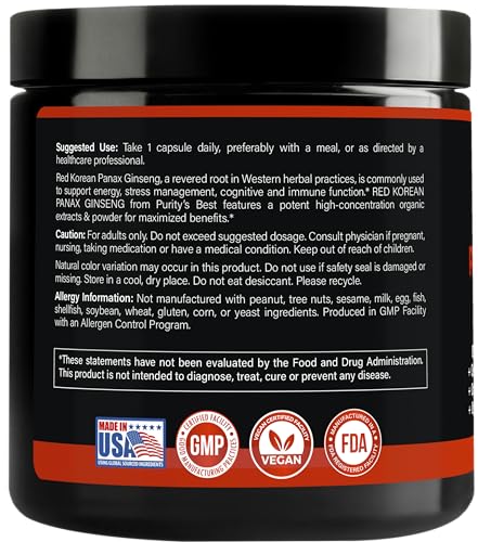 Purity`s Best 8500 mg label emphasizes high potency per serving.