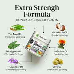 Hands applying Puriya Balm for quick, non-greasy relief