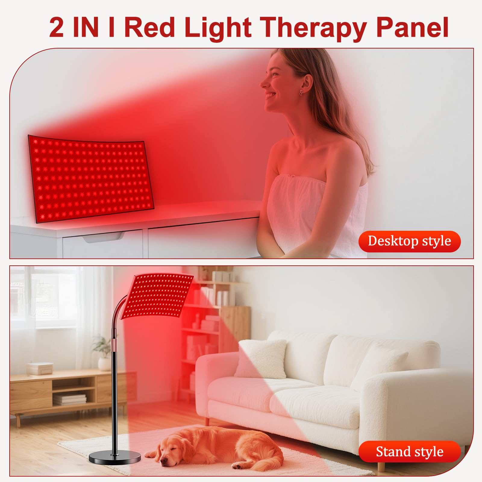 Puroth safety glasses protect eyes during light therapy sessions.